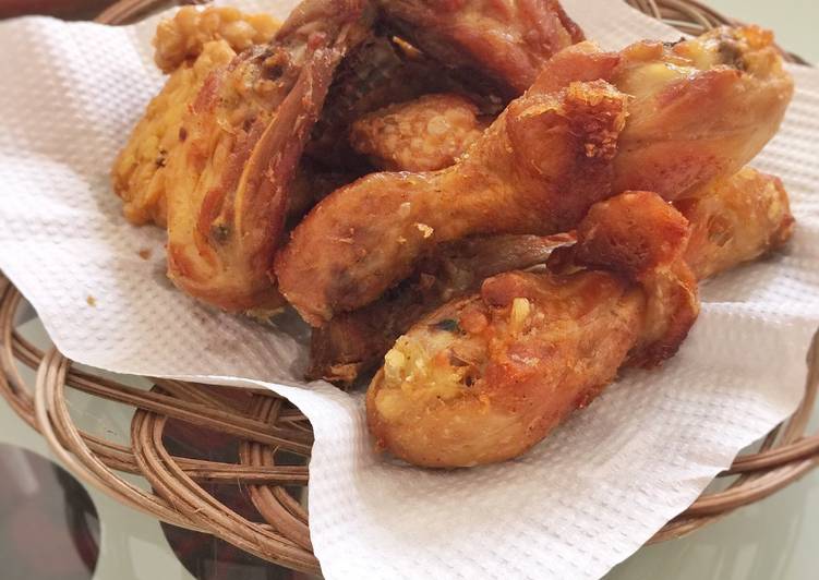 cara membuat Ayam Goreng Bawang Putih