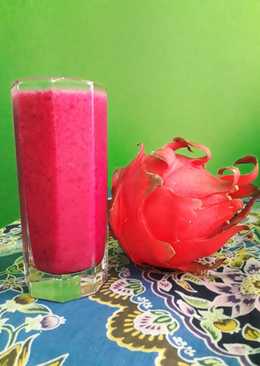 Jus Buah Naga + Jeruk Nipis