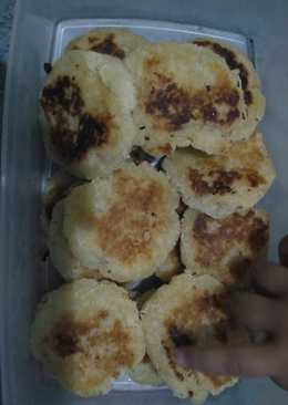 Wingko panggang teflon