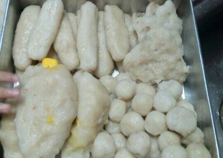 bahan dan cara membuat Mpek mpek tenggiri