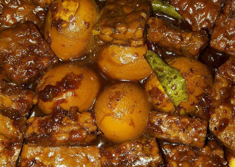 gambar untuk resep Bacem Telur Tempe Tahu