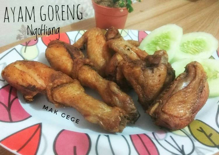 resep makanan Ayam Goreng Ngo Hiang??