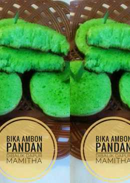 Bika ambon pasta pandan