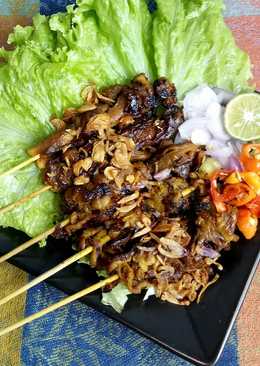 Sate Jamur Tiram -Vegetarian food