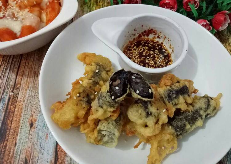 resep lengkap untuk Gimmari (nori goreng ala korea)