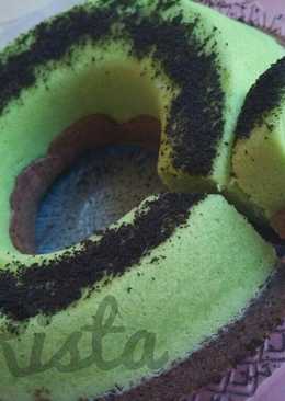 Bolu Kukus Pandan Coklat