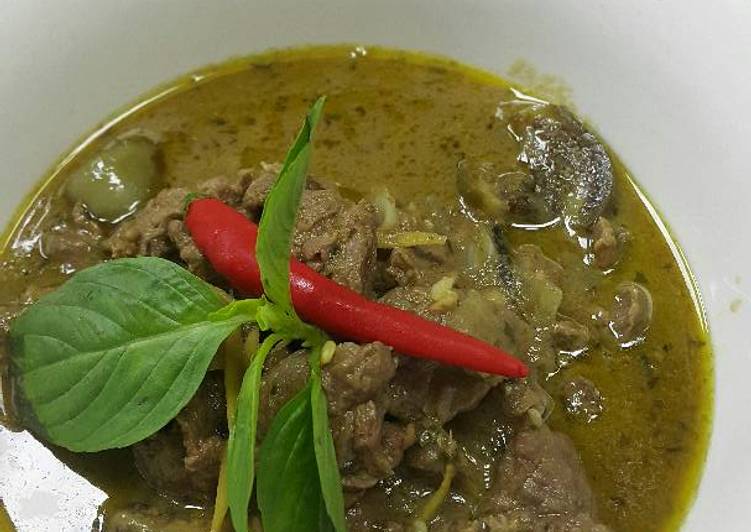 gambar untuk resep Thai beef kari