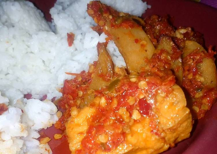 Resep Sambel Tongkol feat Kentang n Tahu yellow Karya Thebby Raditiani