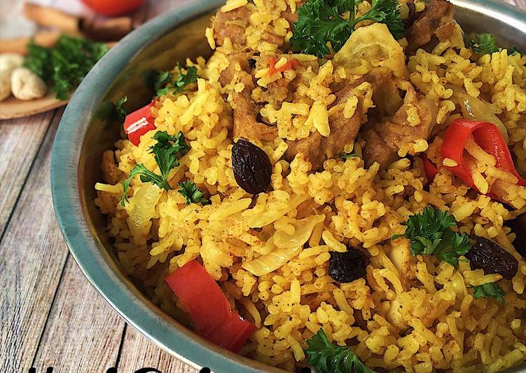 resep masakan Nasi Biryani Kambing #kitaberbagi