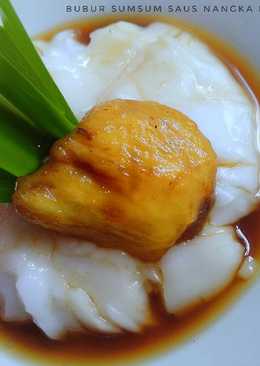 Bubur sumsum saus nangka