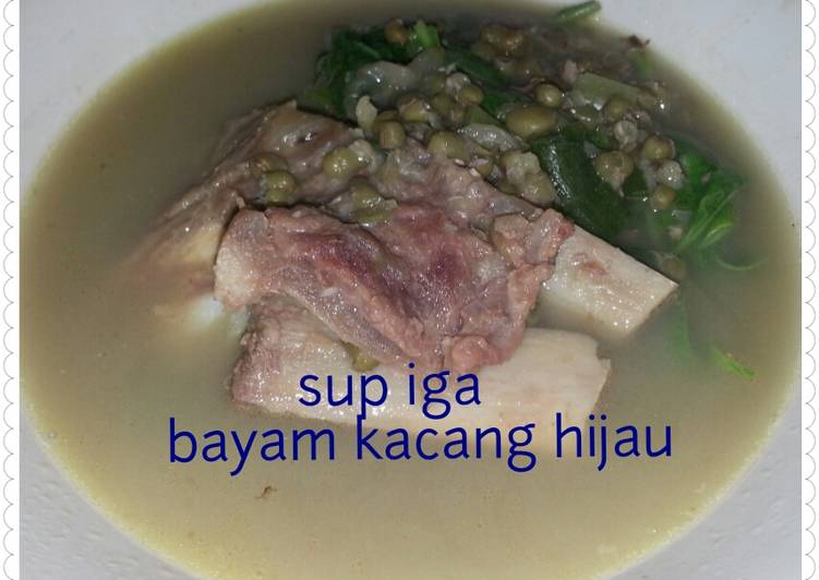 Sup Iga With Bayam Kacang Hijau Sup Iga With Bayam Kacang Hijau