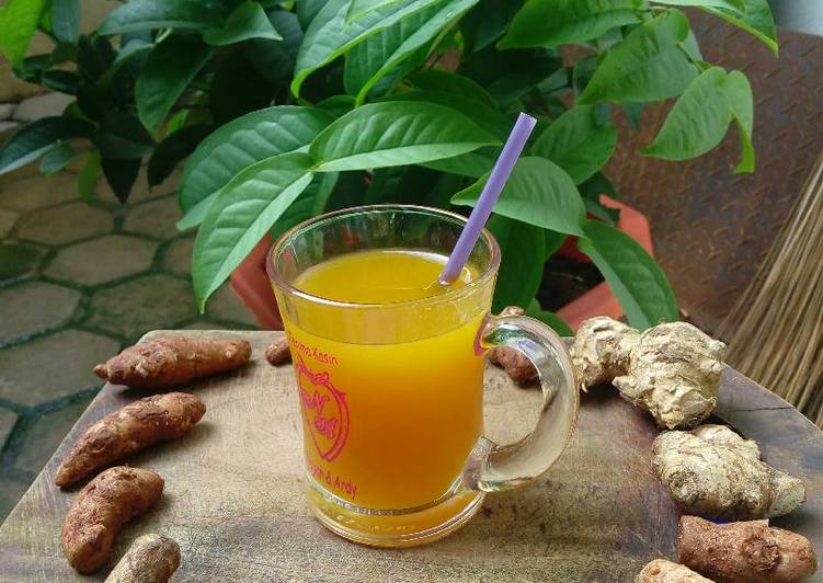 resep masakan Kunyit Asam Segar Jamu Waktu Kecilku