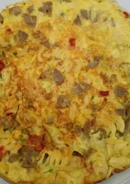 Omelette Cheese Macaroni