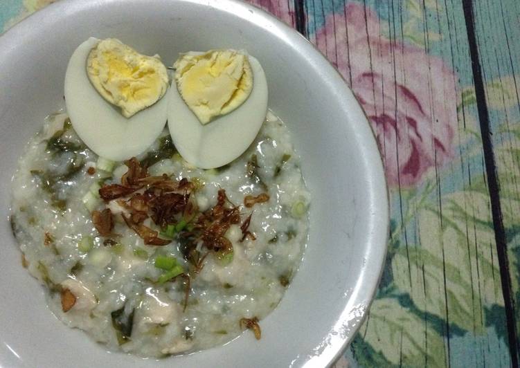 resep lengkap untuk Bubur nasi bergizi