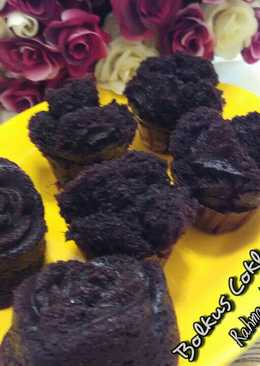 Bolu Kukus Coklat Kopi (No telur, no mixer)