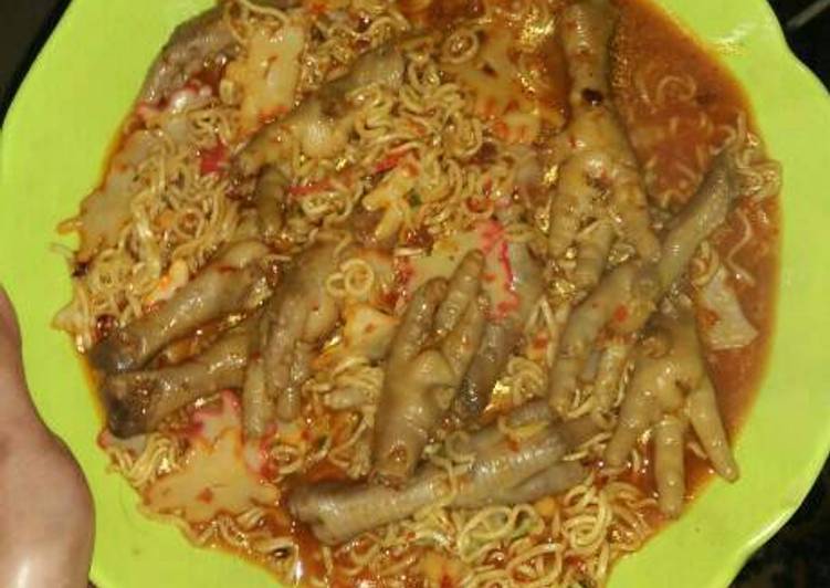 resep masakan Seblak ceker