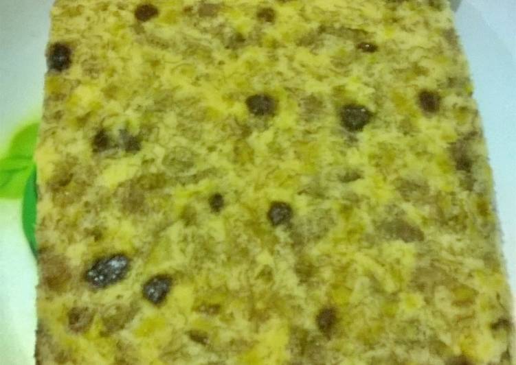 resep makanan Bolu Pisang Choco Chip Kukus