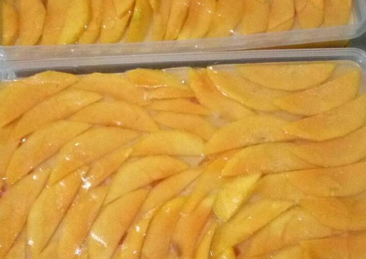 resep Puding coklat mangga