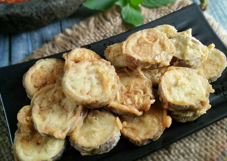 resep makanan TERONG TEPUNG Krispi (#pr_olahanterong)