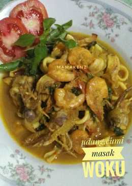 Udang-Cumi Masak Woku