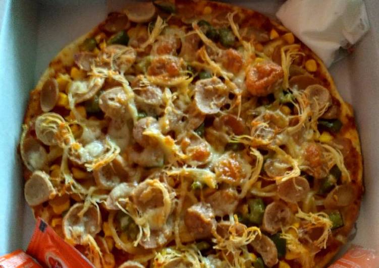 gambar untuk resep makanan Pizza homemade