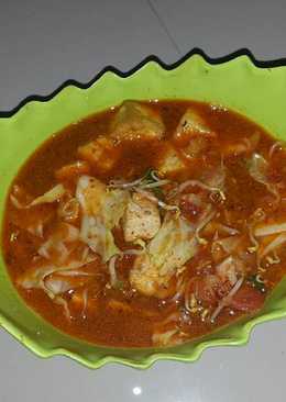 Sundubu Jjigae (sup tahu pedas) ala korea