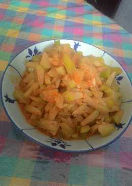 Tumis Pedas Labu Siam
