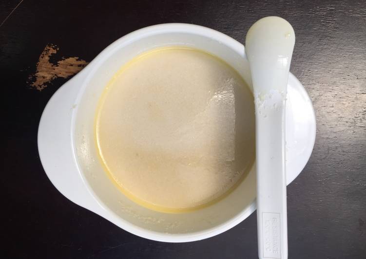 Mpasi menu tunggal puree tahu
