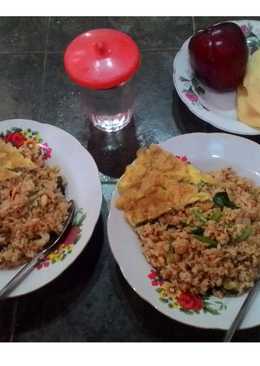 Nasi goreng udang pedas