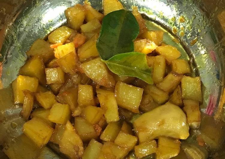 Resep Sambal goreng kentang vegetarian tanpa cabe By Angelia Cheung