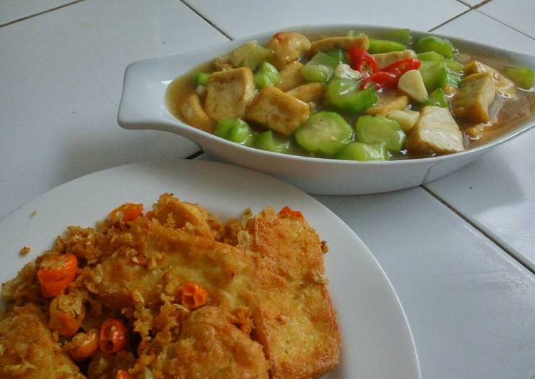 resep makanan Tumis Oyong Tofu