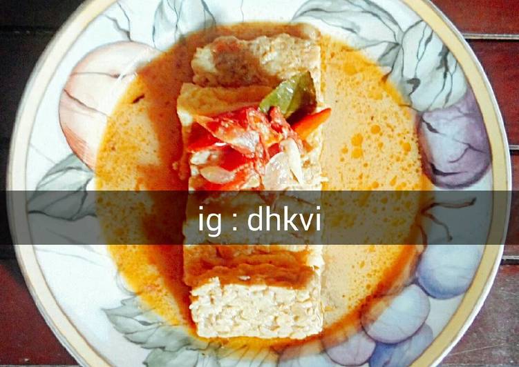 Resep Tempe Tahu Kuah Sambal Bajak - Dhea Karina Viola