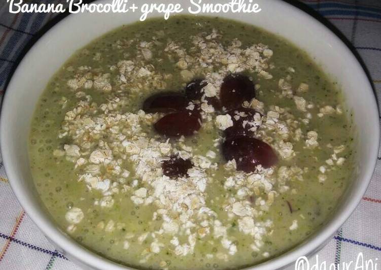 Resep Banana Broccoli + grape Smoothie #indonesiamemasak Kiriman dari
Ani Raharjo (richeese)