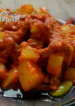 3. Sambal tanak kentang teri pete