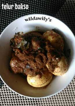 Rendang Telur dan Bakso