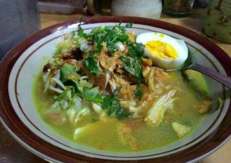 cara membuat Soto ayam buthek