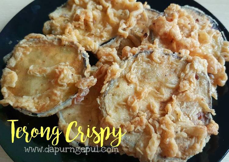 bahan dan cara membuat Terong Crispy