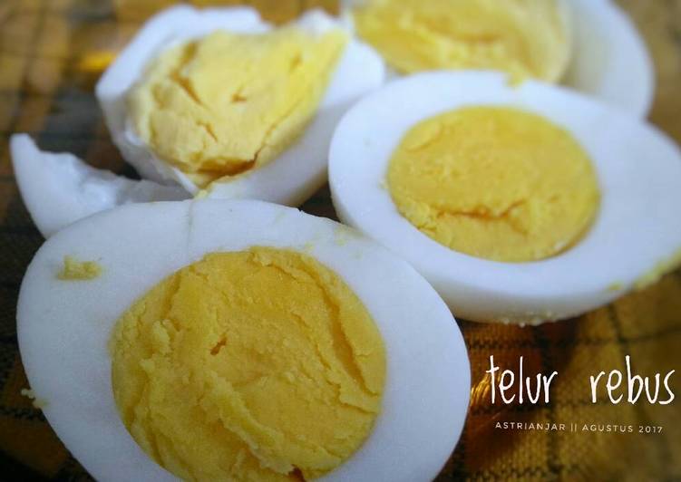 resep lengkap untuk Telur Rebus 5 Menit Saja