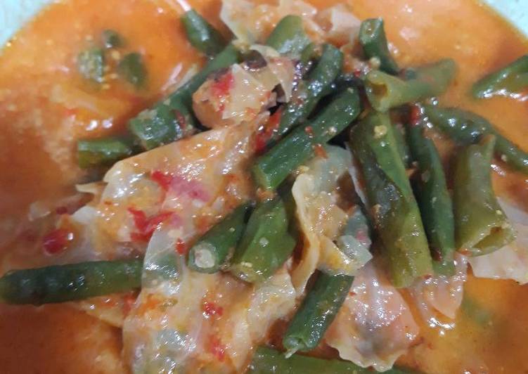 resep lengkap untuk Sayur lodeh kacang kubis