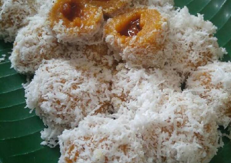 resep makanan 42. Kelepon ubi jalar