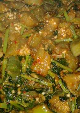 Oseng Terong Bayam Bumbu Bali