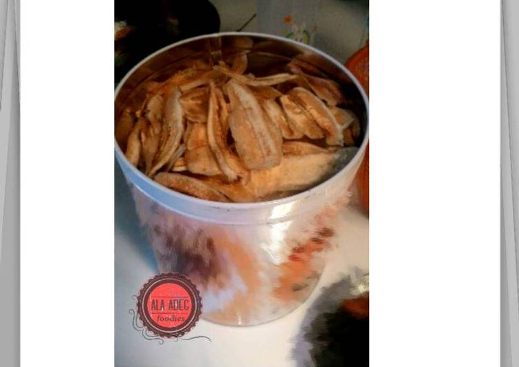 gambar untuk cara membuat Keripik pisang krispi (manis) no ribet!!