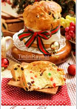 Pannetone Roti Natal khas Italia - Italian Christmas Bread- Trial langsung enyak
