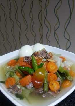 Sop Bening Daging Jahe ala winda