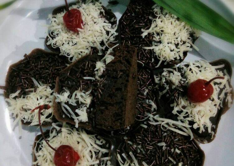 cara membuat Martabak Mini Coklat