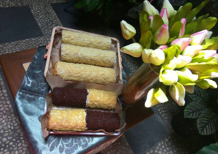 cara membuat Roll tart / bolu gulung