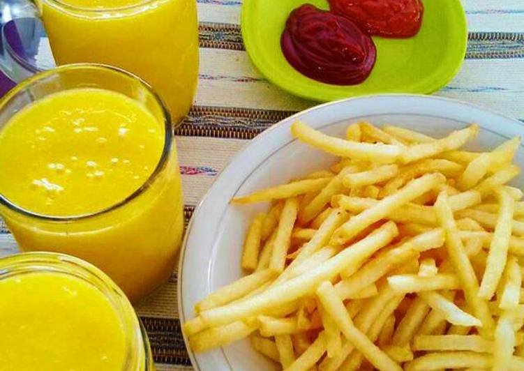 Resep Mango smoothies Dari Martina Chan