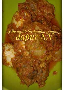 Ayam dan telur bumbu rendang