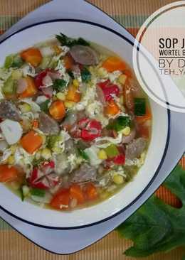 Sop Jagung Wortel Bakso Sosis