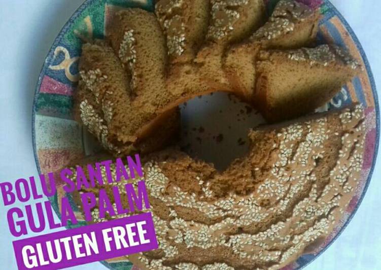 cara membuat Bolu santan gula palm gluten free